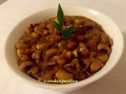Black Eye Beans Curry (Lobia,Chavli curry)