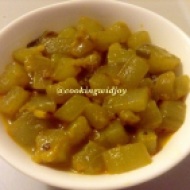 Cucumber curry (kheere ki sabji)